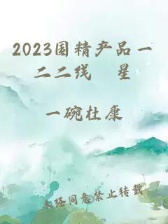 2023国精产品一二二线眀星